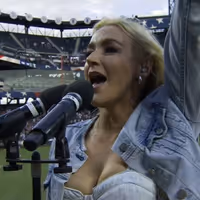 Video: Betsy Wolfe Sings the National Anthem at NY Mets Game Video