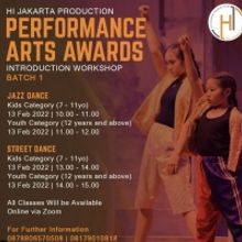 Hi Jakarta Production Announces Performance Arts Awards Introduction Workshop