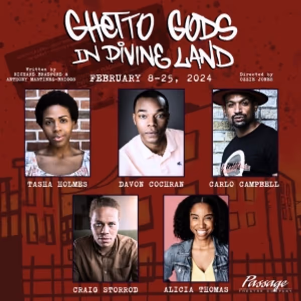 Cast Set for World Premiere of GHETTO GODS IN DIVINELAND at Passage Theatre Company Photo