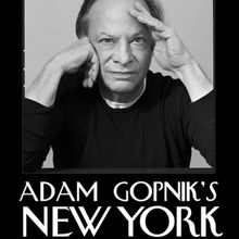 Above the Title Entertainment to Represent Adam Gopnik's TALK THERAPY