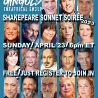 Gingold Theatrical Group Presents SHAKESPEARE SONNET SOIREE This Month