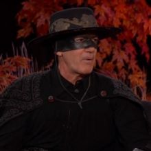 VIDEO: Antonio Banderas Dressed as Zorro for Halloween on JIMMY KIMMEL LIVE