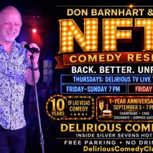 Don Barnhart's NFTG Comedy Residency to Mark Milestones at Delirious Comedy Club