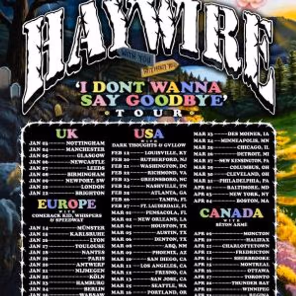 Photos: HAYWIRE to Launch I DON'T WANNA SAY GOODBYE TOUR Across UK, North America, Eu Photo