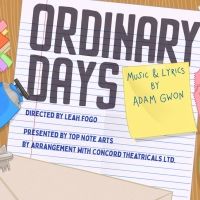 Top Note Arts To Present Virtual Production Of Adam Gwon's Musical ORDINARY DAYS