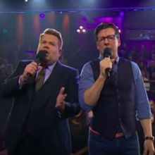 VIDEO: Sean Hayes & James Corden Sing About Not Wanting to Duet!