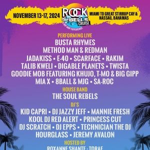 Rock The Bells Cruise Adds Additional Performers to Lineup Including Busta Rhymes…