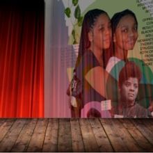 Painting Of Mural Celebrating Black Women Suffragists and Black Women Launches in Eng