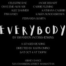 Invitation Theater Company to Stage Reading of Brandon Jacobs-Jenkins’ EVERYBODY at
