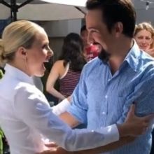 Kristen Bell Goes Full Fangirl Meeting Lin-Manuel Miranda At Comic-Con