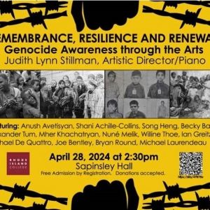 Judith Lynn Stillman to Present REMEMBRANCE, RESILIENCE AND RENEWAL