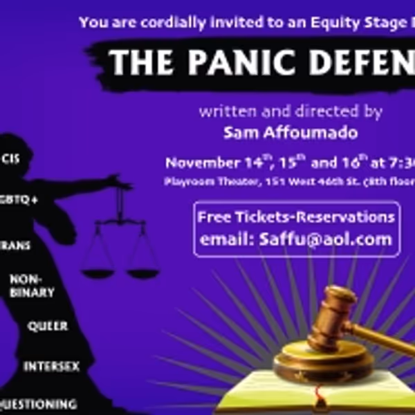 THE PANIC DEFENSE Will Have a Staged Reading at The Playroom Theater Photo