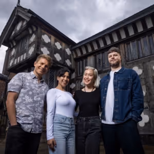 Cast of 2:22 A GHOST STORY Mark the Play's Arrival in Salford With Visit to Ordsall…