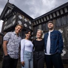 Cast of 2:22 A GHOST STORY Mark the Play's Arrival in Salford With Visit to Ordsall H