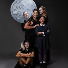 Full Cast Set for THE ADDAMS FAMILY at Hayes Theatre Co