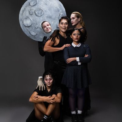 Full Cast Set for THE ADDAMS FAMILY at Hayes Theatre Co