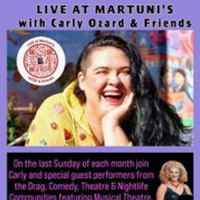 Carly Ozard & FRIENDS to Hold Monthly Show at Martuni's