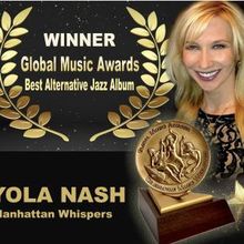 Yola Nash's MANHATTAN WHISPERS Earns Global Music Award Nod