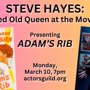 TIRED OLD QUEEN AT THE MOVIES Comes to Guild Hall of The Episcopal Actors' Guild