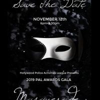 Hollywood PAL Announces Masquerade and Awards Gala