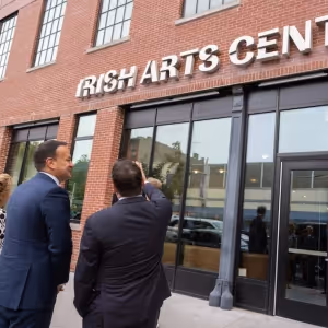 Irish Arts Center Hosts Ireland's Prime Minister, Taoiseach Leo Varadkar, For Tour…