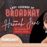 Feature: Hannah Jane to Bring Her One Woman Show LADY LEGENDS OF BROADWAY to…