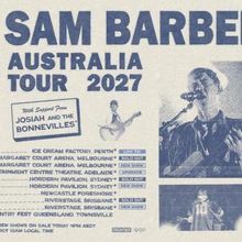 Photos: Sam Barber to Add Second Melbourne, Sydney & Brisbane Shows