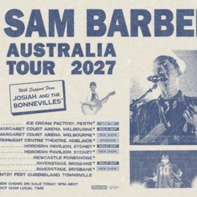 Photos: Sam Barber to Add Second Melbourne, Sydney & Brisbane Shows