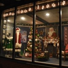 Majestic Theater Creates 'At Home For the Holidays' Window Display