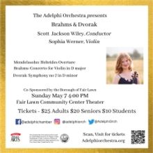The Adelphi Orchestra Presents Brahms & Dvorak As Part Of MUSIC FOR ALL