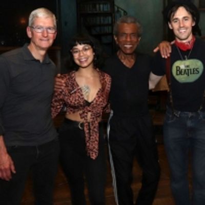 Photo Flash: Apple CEO Tim Cook Goes Way Down To HADESTOWN