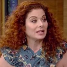 VIDEO: Debra Messing Discusses Baking a Cake Onstage During BIRTHDAY CANDLES on LIVE! With Kelly & Ryan