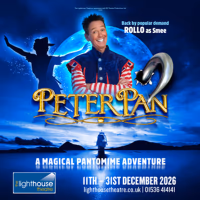 Cast Set for PETER PAN Pantomime at Lighthouse Theatre Kettering