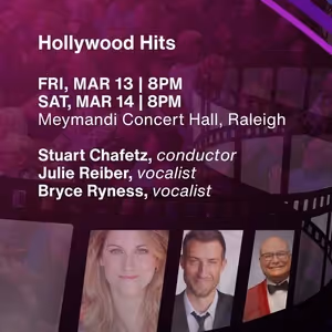 Interview: Julie Reiber & Bryce Ryness of North Carolina Symphony's HOLLYWOOD HITS