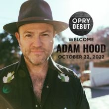 Adam Hood To Make Grand Ole Opry Debut in October