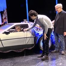 Video: Take a Ride in the DeLorean at BACK TO THE FUTURE on Broadway