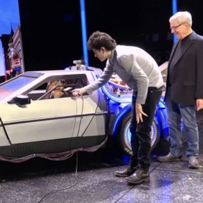 Video: Take a Ride in the DeLorean at BACK TO THE FUTURE on Broadway