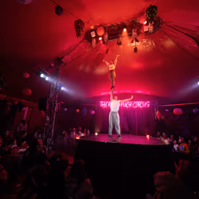 The Revel Puck Circus Comes to Queen Elizabeth Olympic Park With A GLIMMER DAZE GAMBIT