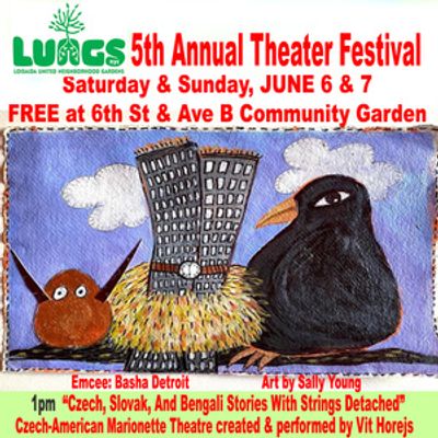 LUNGS SUMMER THEATER FESTIVAL to Return for Fifth Annual Edition at 6B Community Garden