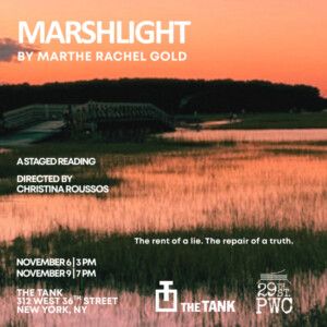 MARSHLIGHT to Hold Staged Reading at The Tank
