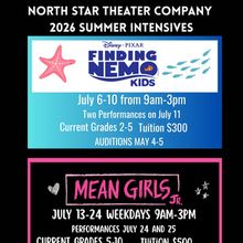 North Star Theater Company Will Host FINDING NEMO KIDS and MEAN GIRLS JR. Intensives 