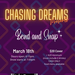 Chasing Dreams Returns to Don't Tell Mama With BEND AND SNAP: A CELEBRATION OF…