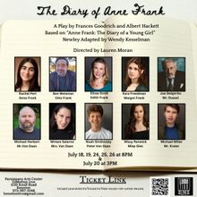 LoMotion Live to Present THE DIARY OF ANNE FRANK This Month