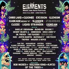 Elements Music & Arts Festival Reveals Phase One Lineup For 2024