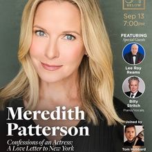 Meredith Patterson Will Bring CONFESSIONS OF AN ACTRESS to 54 Below