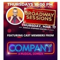 COMPANY Cast Members to Join This Week's BROADWAY SESSIONS