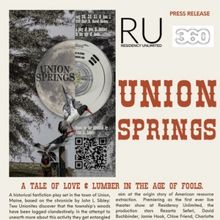 New Historical Play UNION SPRINGS to Premiere at Residency Unlimited