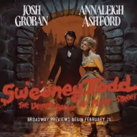 Photos: Josh Groban and Annaleigh Ashford Pose in New Art for SWEENEY TODD