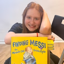 NYC High School Student Launches Children's Book, FINDING MESSI, THE MIRACLE CAT FRO