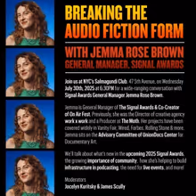 Breaking The Audio Fiction Form to Continue With An Evening With The Signal Awards